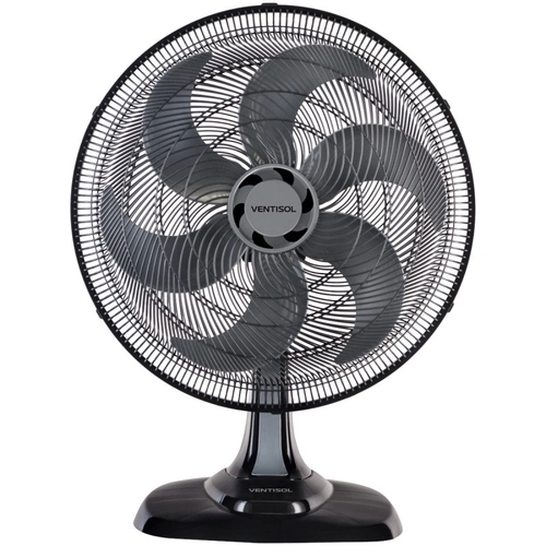 Ventilador Osc Mesa Turbo 6 50cm 6 Pás - 220v -  Preto/prata