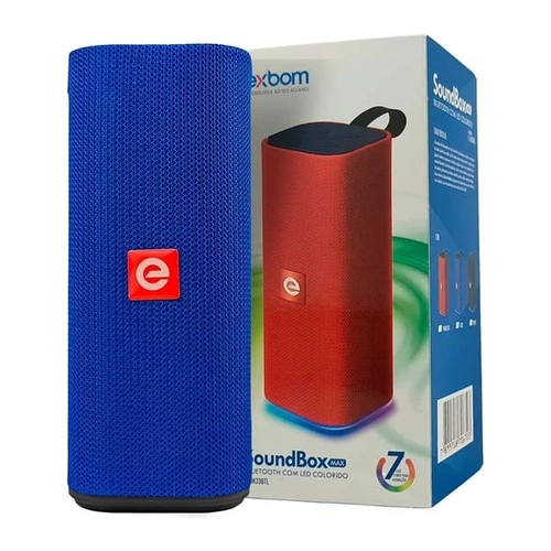Caixa De Som Bluetooth Cs-m33btl 10w Rms Usb Azul