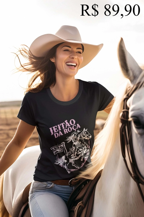 T-Shirt Baby Look Jeitão da Roça