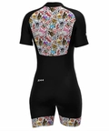 Macaquinho de Ciclismo Feminino Rododendro