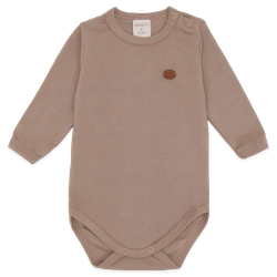 Body Manga Longa Avulso Suedine - Cáqui