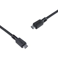 Cabo Pcyes Usb-C Tipo-C para Micro USB 2.0 1 Metro Preto - PUCMP-1