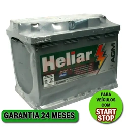Bateria Heliar AGM Start-Stop AG60HD – 60aH