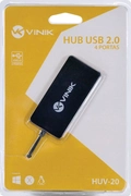 Hub Usb 4  portas 2.0 Vinik 1,2m de Cabo - Huv-20