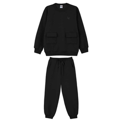 Conjunto Blusão e Calça Moletom Lik Kids - Masculino