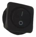 Chave Interruptor Gangorra C/ Rosca 2 Terminal Preto