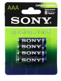 PILHA AAA ALCALINA CARTELA C/4 - SONY