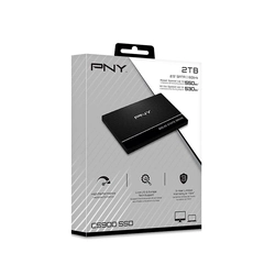 SSD PNY 2TB, Sata III, Leitura 550MBs e Gravação 530MBs - SSD7CS900-2TB-RB