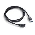 Cabo USB-A 3.0 x Micro USB-B 3.0 Para HD Externo Puro Cobre Pcyes 1 Metro - PUAMCM3-1