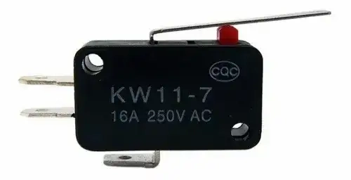 Chave Micro Switch Kw11-7-3 16a Haste 27mm