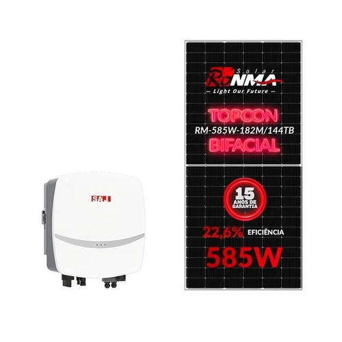 GERADOR SOLAR – SAJ 2,80 KWP 220V FIBROMETAL – SAJ