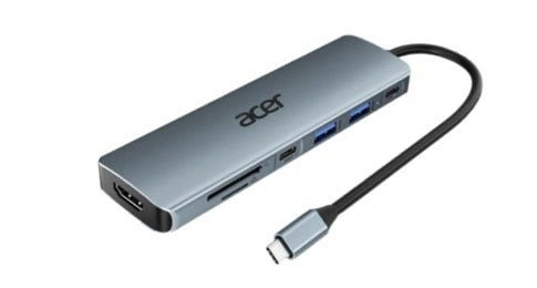 Hub Acer Usb Odk360 Com Cabo Tipo-c 7 Em 1 Gp.dck11.02a