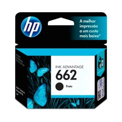Cartucho De Tinta HP 662 Preto CZ103AB