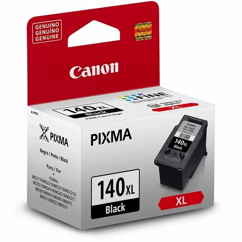 Cartucho p/Canon 11ml preta PG-140 XL Canon