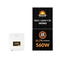 Gerador Solar Solis 4,48 Kwp Mon. 220v Fibromadeira (3k/560w)