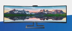 Monitor Philips 49" Superwide Curvo Com Webcam 499p9h