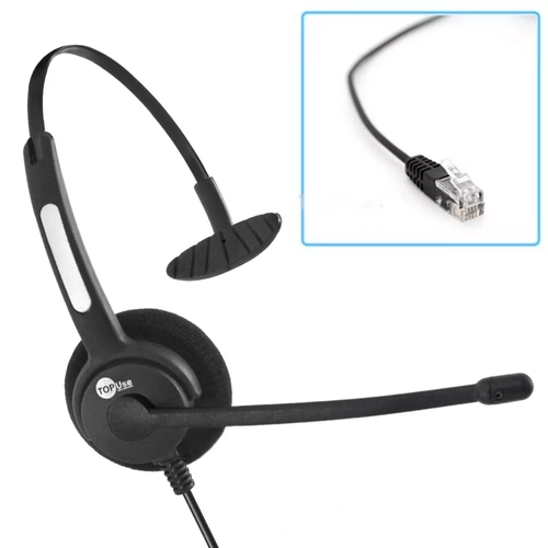 Fone de Ouvido Headset HTU-300 RJ9 - TOPUse
