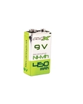 Baterias Recarregável 9V Flex 450mah com 1 unidades.