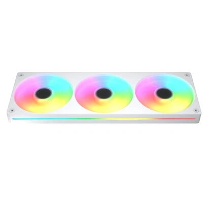 Ventoinhas Cougar Unity360-RW ARGB, Kit de 3 Ventoinhas PWM de 120mm,Branco - 3MUN36RA1.0002