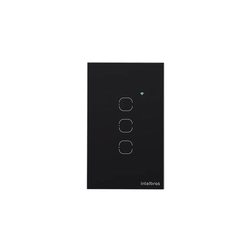 INTERRUPTOR SMART WI-FI TOUCH 3 TECLAS EWS 1003 PRETO