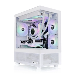 Gabinete Gamer Thermaltake View 170 TG, ARGB, Micro-Tower, 3x Fans 120mm, Snow - CA-1Z4-00M6WN-00