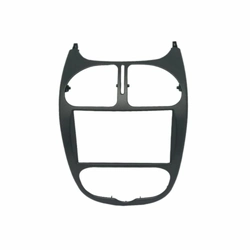 Moldura 2 Din Fiamon Peugeot 206 2004/2008 Grafite