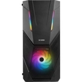 Gabinete Gamer Fortrek Mid Tower Black Hawk Rgb Preto