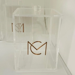 Porta Objetos P com tampa - Logo alto relevo inicial ou desenho