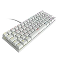 Teclado Mecânico 60% Vinik Anihi White - Switch Blue - Led Rainbow - Anihiwhbl