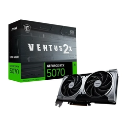 Placa de Vídeo 12gb RTX 5070 MSI Ventus 2X Oc12 GB Gddr7 28gbps G5070-12v2c