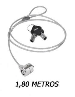 TRAVA PARA NOTEBOOK COM CHAVE - CABO DE ACO