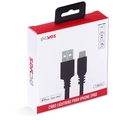 Cabo USB-A 2.0 x Lightning Iphone Com Certificado MFI Pcyes 1 Metro Preto - PUALP-01