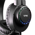 Fone de Ouvido Headset Gamer Vinik Vulcano Usb - Led Rainbow - Vkhsgvcn
