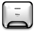 SANDUICHEIRA E GRILL PHILCO ACABAMENTO EM INOX PGR27A 750W PRETO