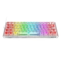 TECLADO MECANICO REDRAGON FIZZ RGB CRYSTAL K617CT-RGB BRANCO