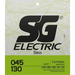 Encordoamento Para Contrabaixo .045 5 Cordas Nickel Sg