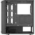 Gabinete Gamer Aerocool Skribble Preto Rgb Lateral Vidro