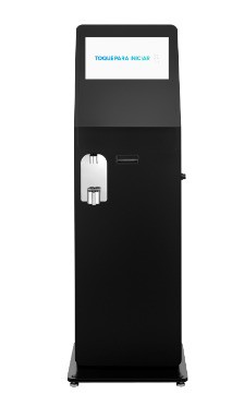 Totem Fox Light com Dispensador de Gel - Autoatendimento - Elgin