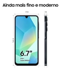 Celular Samsung Galaxy A16, 256gb + 8gb Ram, Câmera De Até 50mp, Tela 6.7 , Nfc, Ip54, Bateria 5000 Mah Preto