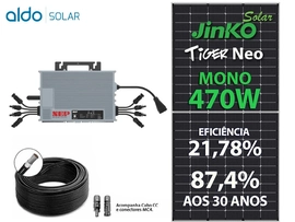 Gerador De Energia Solar Nep Micro Inversor Rosca Dupla Metal Romagnole Nep Microinversor Gf 9,40kwp Jinko Tiger Neo Mono 470w Nep 2kw 2mppt Mono