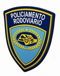 Brasão emborrachado Colorido - Policiamento Rodoviário