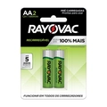 Pilha Recarregavel Eco Aa C/2 1350mah 55802