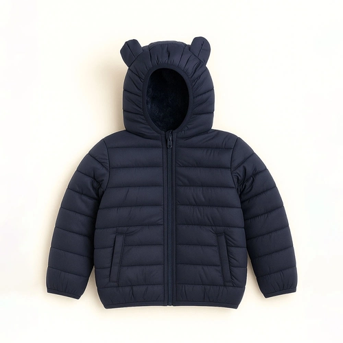 Jaqueta Puffer Peluciada Infantil com Orelhinhas Grand Bazar - Masculina