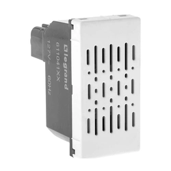 Modulo Campainha Cigarra Legrand Pial Plus+ 127v1m Branco  611040bc