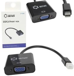 Cabo Adaptador Mini Display Port X VGA Femea LOTUS LT-202