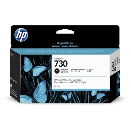 Cartucho De Tinta Hp 730 Preto Foto Pluk 130 Ml P2v67a