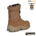 Coturno Militar Airstep Lightness Confort 8628 - Coyote (Com Zíper)