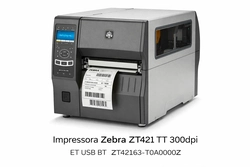 Impressora Zebra Zt421 Tt 300dpi Et Usb Bt Zt42163-t0a0000z