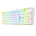 Teclado Mecânico Gamer Redragon Mitra White RGB - K551W-RGB (PT-BLUE)