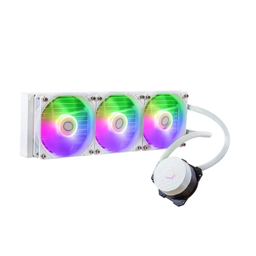 Water Cooler Masterliquid Core 360l Branco 3 Fans  Argb    Mlw-d36m-a18pz-rw